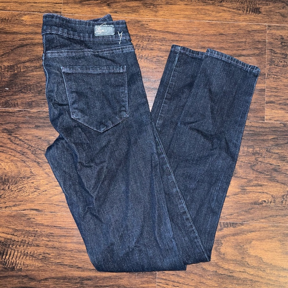 Paige Rowena Dark Blue Denim Wash Leggings Skinny Jeans size 26